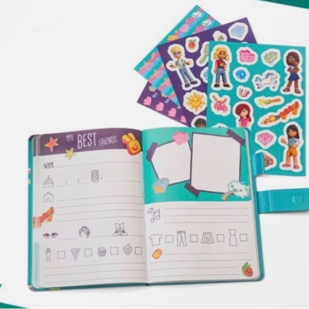 LEGO Friends Notebook with Stickers